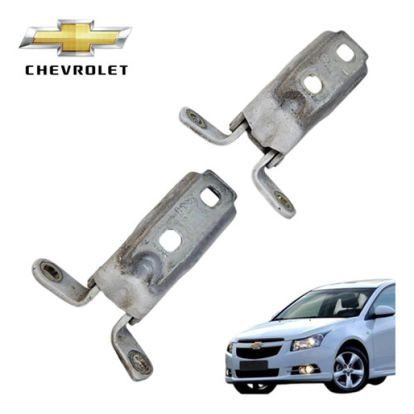 Par Dobradiças Porta Dianteira Direita Chevrolet Cruze 2013