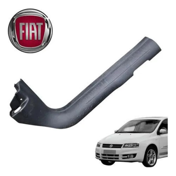Soleira Porta Dianteira Direita Fiat Stilo 2003 A 2011 Preto