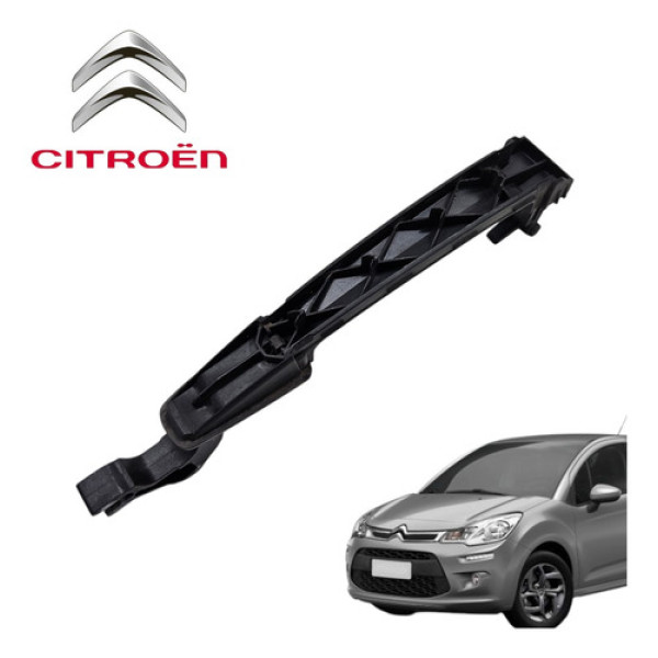 Alça Maçaneta Externa Dianteira Direita Citroën C3 2015 Preto Dianteira