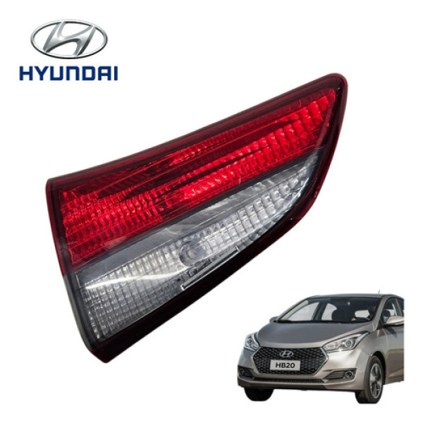Lanterna Direita Tampa Traseira Hyundai Hb20 Comfort 2019 Direito/passageiro Vermelha