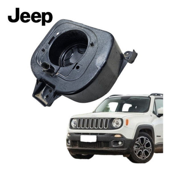 Grade Milha Fechado Esquerdo Jeep Renegade 2016 A 2020 Orig Preto Esquerdo