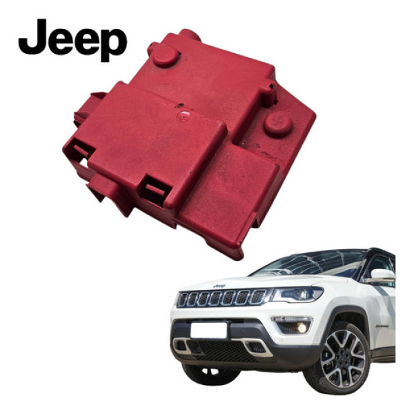 Capa Positivo Bateria Jeep Compass 2.0 Diesel 2016 A 2021 Vermelha