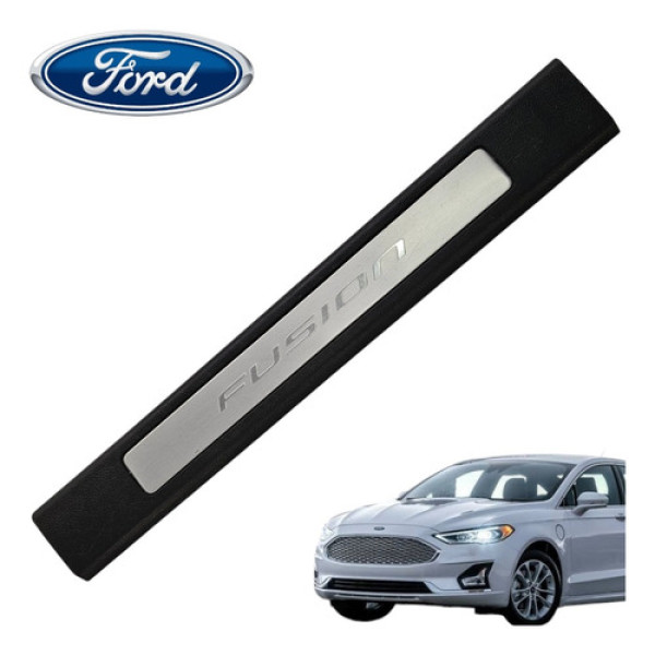 Soleira Porta Dianteira Esquerda Ford Fusion Titanium 2015 Preto