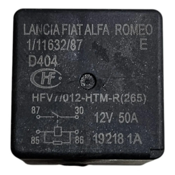 Rele Auxiliar 50a 12v Fiat Argo Cronos Bravo Palio 2018 2023
