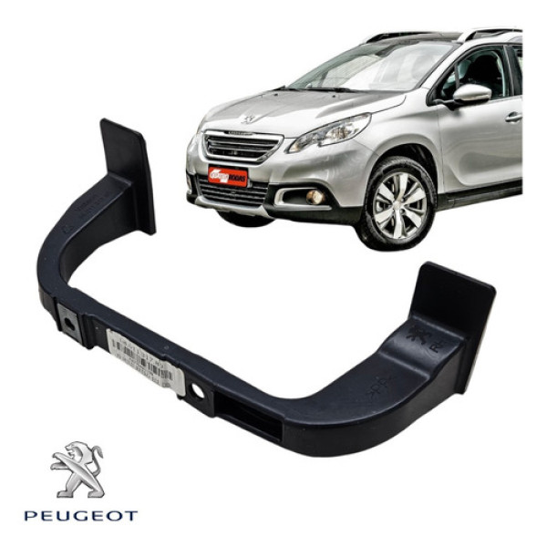 Suporte Maçaneta Dianteiro Direito Peugeot 2008 2015 A 2020 Preto Dianteira