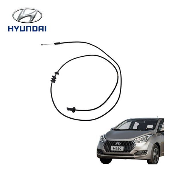 Cabo Abertura Capô Hyundai Hb20s 1.0 Vision 2020 A 2022 Orig
