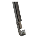 Borracha Com Guia De Vidro Dianteiro Direito S10 Blazer Preto