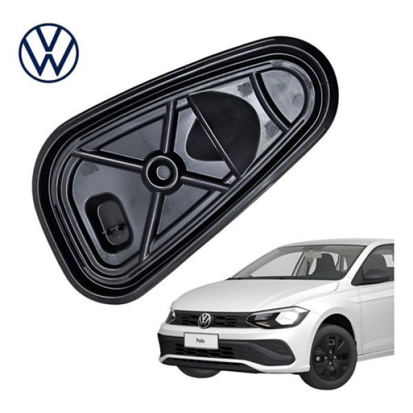 Acabamento Tampa Porta Dianteira Direita Vw Polo 2020 A 2025 Preto