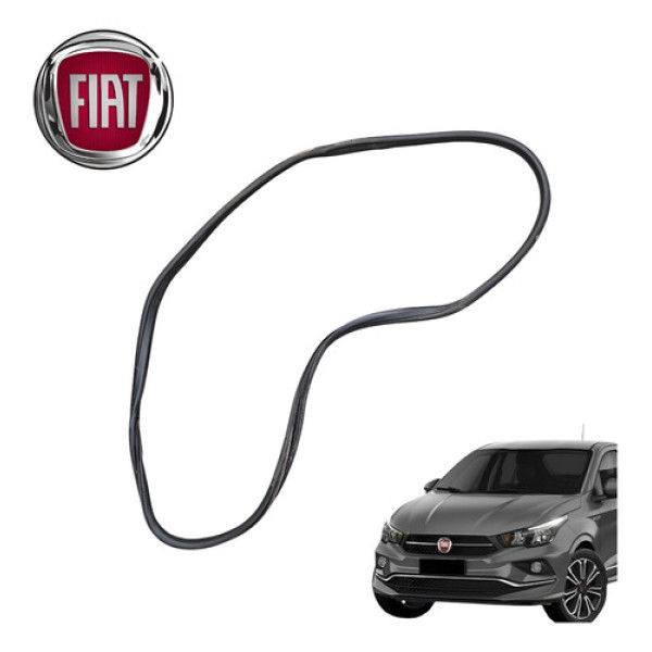 Borracha Carroceria Traseira Direita Fiat Cronos 2020 Orig Preto