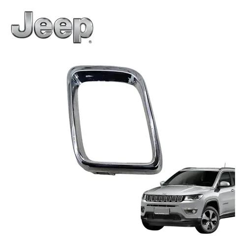 Moldura Grade Cromada Esquerda Jeep Compass 2.0 Limited 2018 Cromado