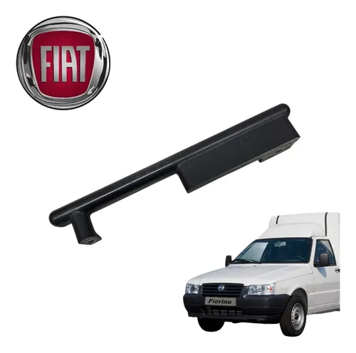 Puxador Interno Porta Direita Fiat Fiorino Uno 1997 A 2012 Preto Dianteira
