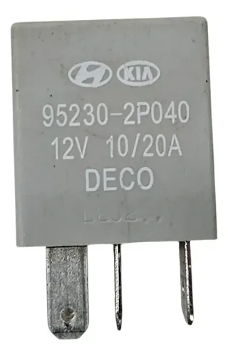 Relé Auxiliar 12v 10/20a Hyundai Hb20s Hb20 2015 A 2019 Orig