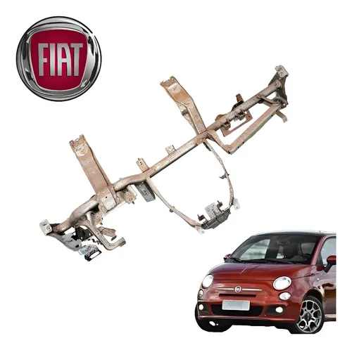 Suporte Painel Tabelier Fiat 500 1.4 Sport Air 2012 A 2015 Cinza