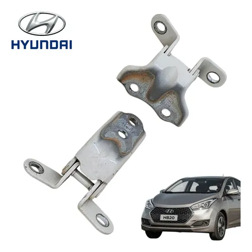 Par Dobradiça Traseira Direita Hyundai Hb20 Comfort 2013 Ori