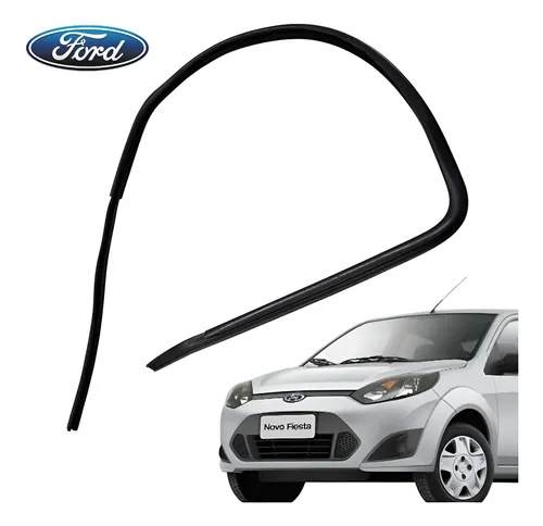 Borracha Vidro Porta Dianteira Direita Ford Fiesta 2007 2013 Preta