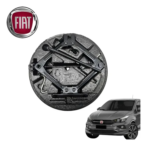Kit Macaco Chave Roda Fiat Cronos 1.3 Drive 2019 A 2022 Orig