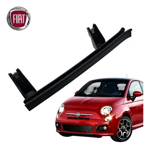 Guia Vidro Porta Esquerda Fiat 500 2012 A 2015 Original Preto