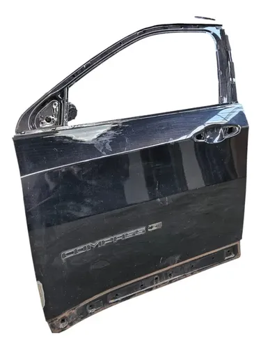 Porta Dianteira Esquerda Jeep Compass 2020 A 2022 Recuperada Dianteira Esquerdo Preto