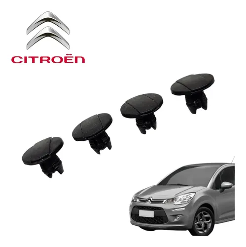 Jogo Trava Fixação Forro Capô Citroën C3 2012 A 2016 Origin