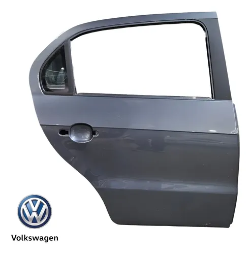 Porta Traseira Direita Cinza Vw Gol G7 G8 Original Traseira Direito Cinza