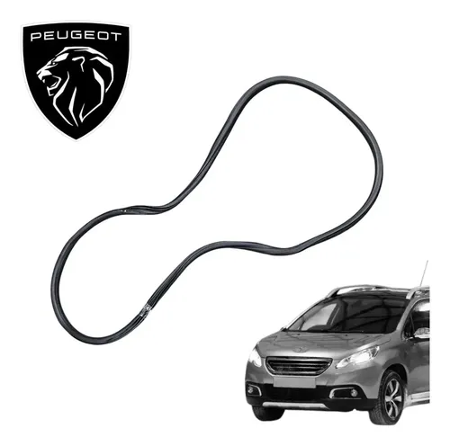 Borracha Carroceria Dianteira Esquerda Peugeot 2008 2016 Preto