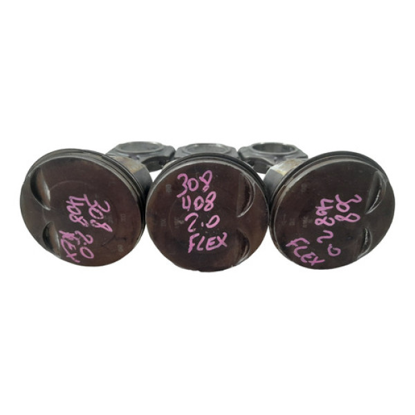 Jogo 3 Pistao Biela Std 308 408 1.6 16v Flex 2013 A 2016 @