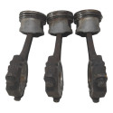 3 Pistão E Biela Volkswagen Gol G4 1.0 8v Flex 2005 A 2008