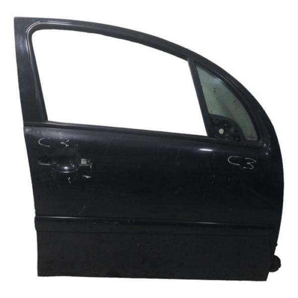 Porta Dianteira Direita C3 2003 Até 2008 2009 2010 A 2012