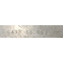 Moldura Placa Tampa Traseira Placa Madza 626 1994 A 2002
