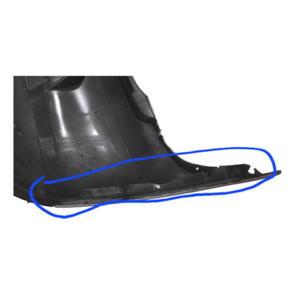 Parachoque Traseiro Volkswagen Fox 2003 2004 2005 A 2009