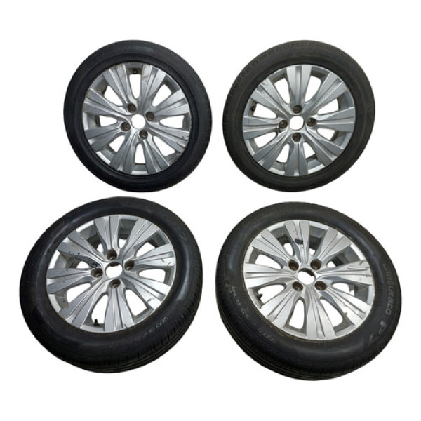 Jogo De Rodas Com Pneus Aro 16 4x108 C3 Picasso 2009 A 2014