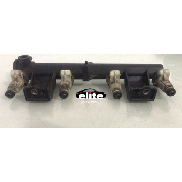 Flauta Com Bico Injetor 206 307 1.6 16v 9658533280 2008 A 12