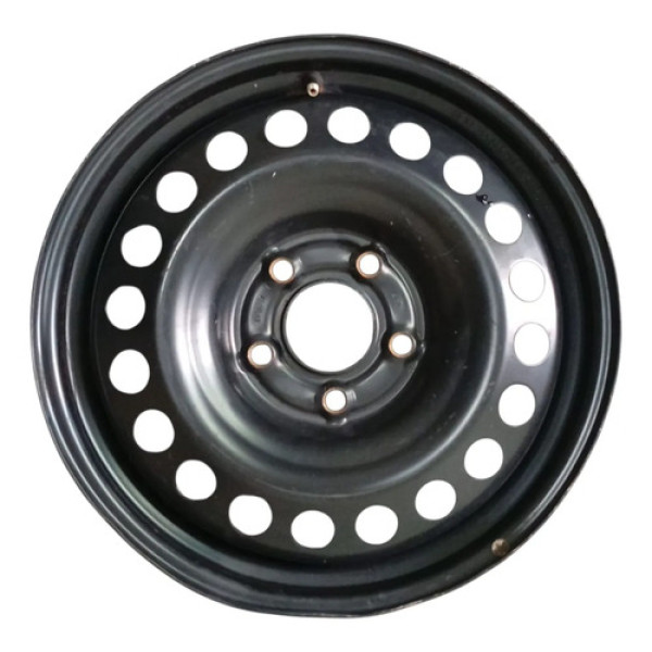 Roda Ferro Aro 16 05 Furos Hyundai Creta 2018 Com Detalhe Preto