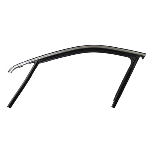 Canaleta Vidro Dianteira Esquerda Frizo Cromado Jeep Compass Branco