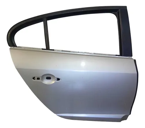 Porta Traseira Direita Renault Fluence 2010/2015 Traseira Direito Prata