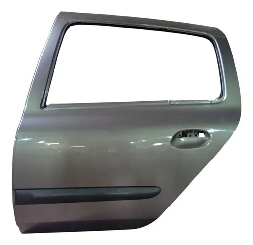 Porta Traseira Esquerda Renault Clio 2002 2012 Traseira Direito Cinza