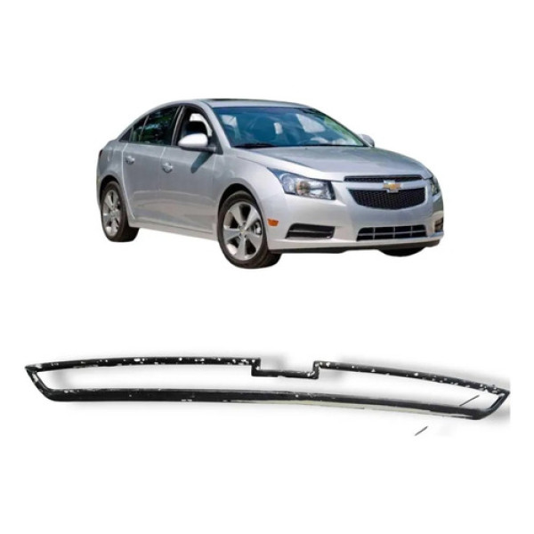 Moldura Superior Grade Dianteira Gm Cruze 2012 2016 Original Preto
