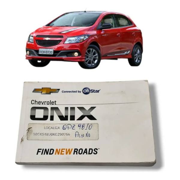 Manual Proprietário Gm Chevrolet Onix 2013 2019