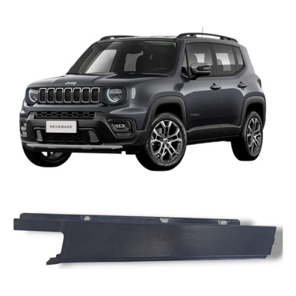 Acabamento Porta Traseira Direita Jeep Renegade 2019 2024 Preto
