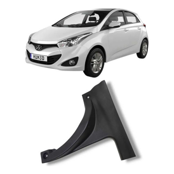 Moldura Soleira Traseira Esquerda Hyundai Hb20 2013 A 2019  Preto