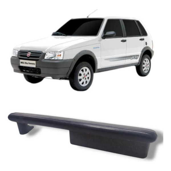 Puxador Interno Esquerdo Fiat Uno 1998 2013 Preto
