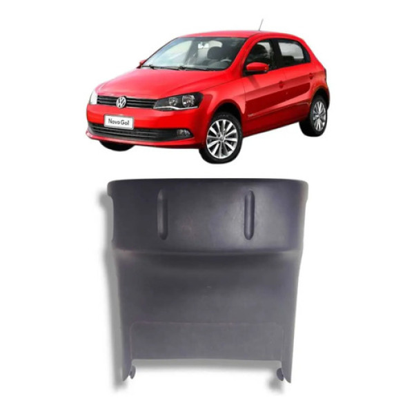 Moldura Coluna Direção Superior Vw Gol Voyage Saveiro 08 16 Preto