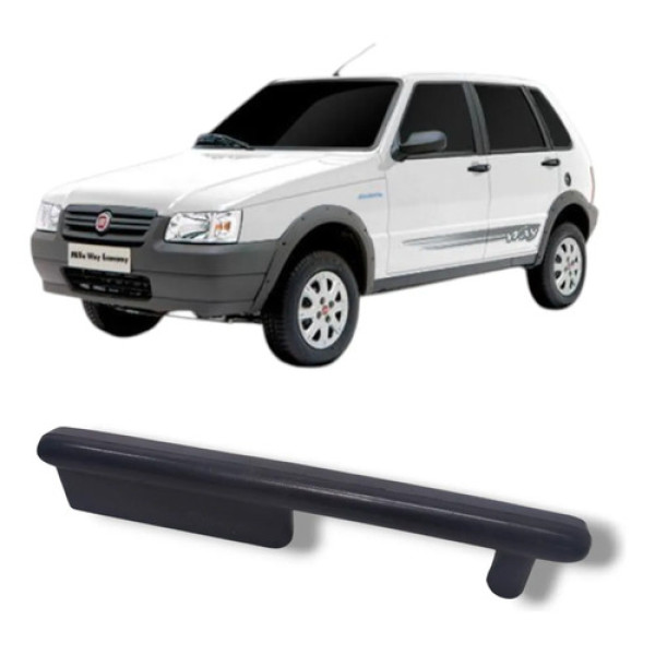 Puxador Interno Direito Fiat Uno 1998 2013 Preto
