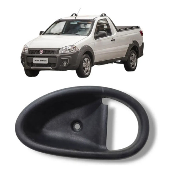 Moldura Maçaneta Interna Esquerda Fiat Palio 2008 12