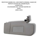  Quebra Sol Lado Direito Vw Saveiro Gol Voyage Original 