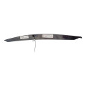 Friso Tampa Traseira Luz Placa Gm Cruze 2012 2016 Original Preto