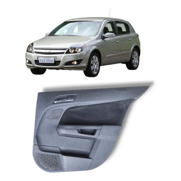 Forro Porta Traseira Direita Vectra Hatch 2006 2007 A 2011 Preto
