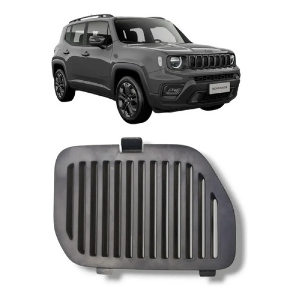 Moldura Esquerda Caixa Bateria Jeep Renegade 2023 2025 Preto