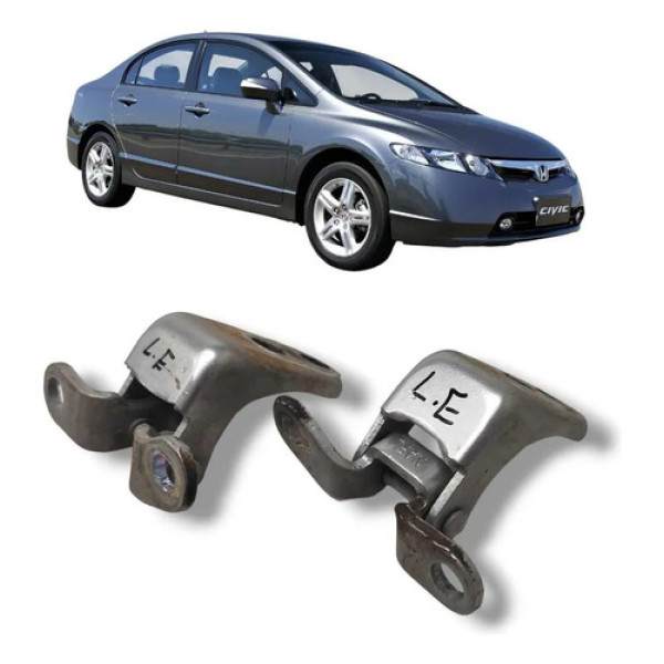  Par Dobradiça Porta Frontal Esquerdo Honda Civic 2007 2011