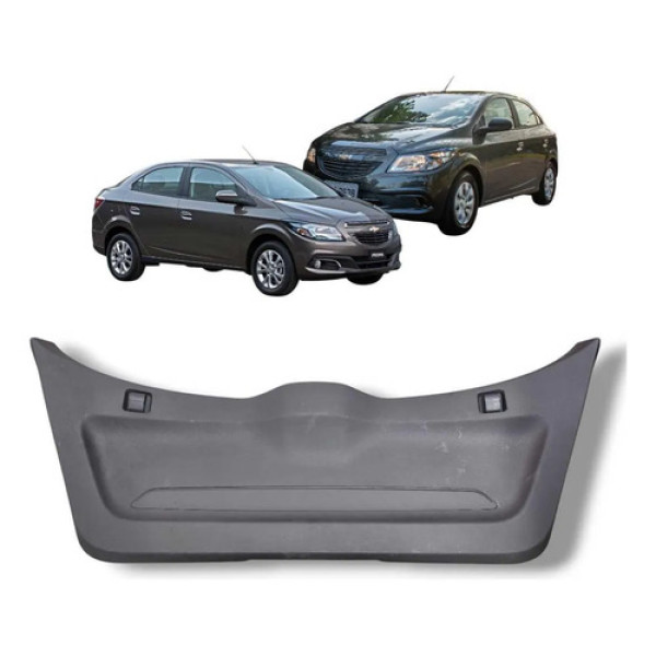 Tampão Porta Malas Gm Chevrolet Onix 2013 A 2019 Original Cinza